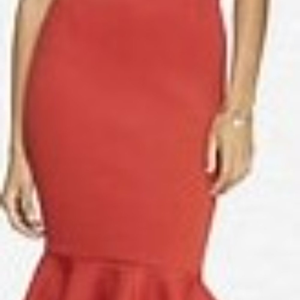 Express Dress Scuba Flounce